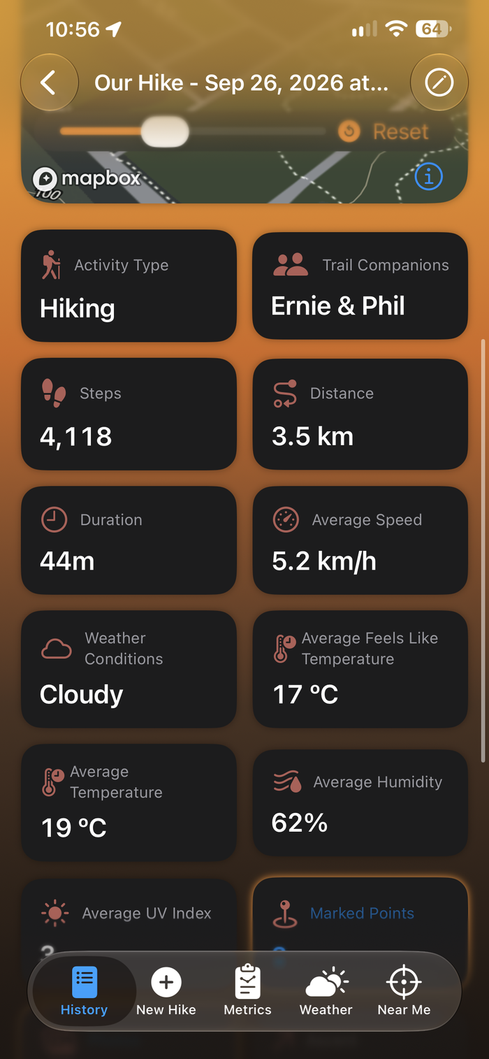 Stat cards, dark mode