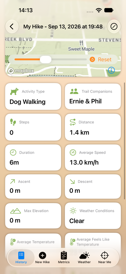 Stat cards, light mode