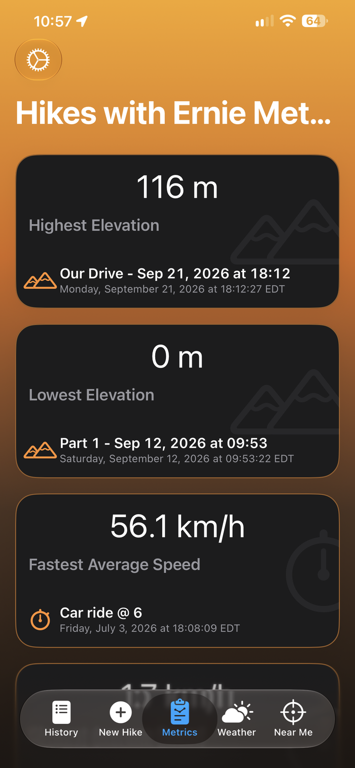 Metrics: Elevation, dark mode