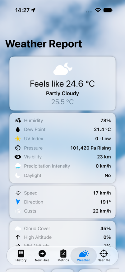 Weather report